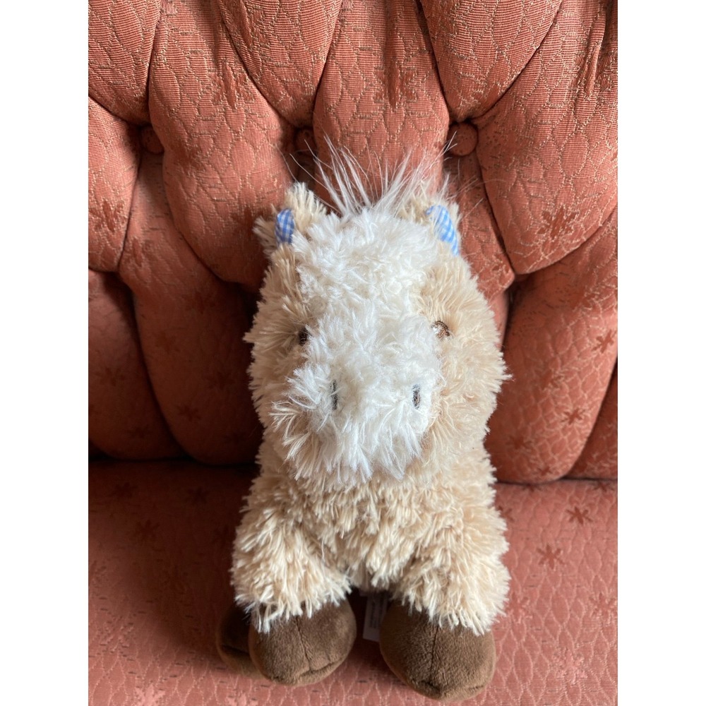 Baby Ganz Collection Rattle Plush Happy Hill Farm Horse Pony s37